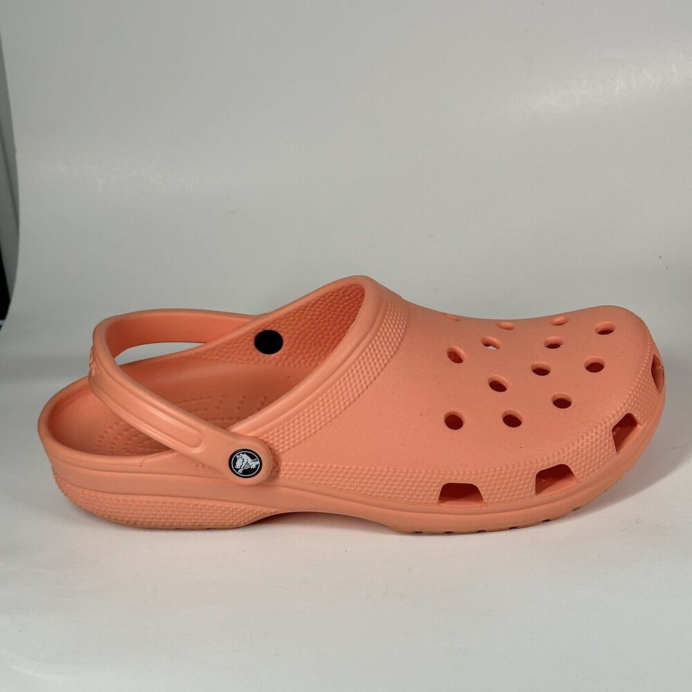 Crocs Mens Size 13 Papaya Classic Clog Mule Authentic Shoe Style 10001 - Picture 9 of 15